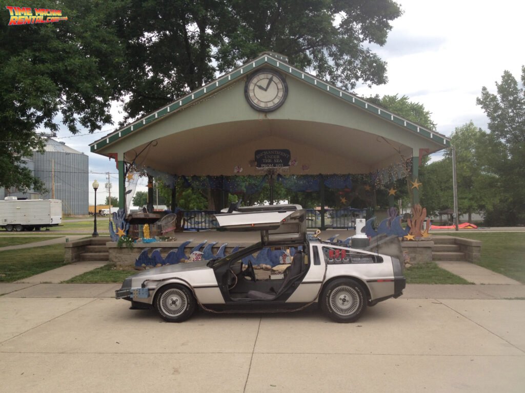 The band stand was modeled to look like the Back to the Future Enchantment Under The Sea Dance